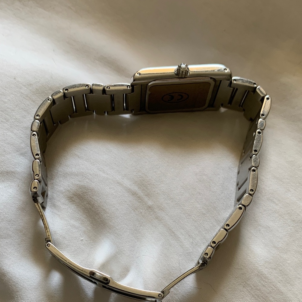 Maurice Lacroix Silver Rectangular Watch With Rom… - image 7